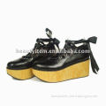 Most Popular Platform heel black PU Lolita shoes
